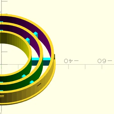 Adapter cuộn Sunlu nhẹ dạng tham số (Parametric Lightweight Sunlu Spool Adapter)