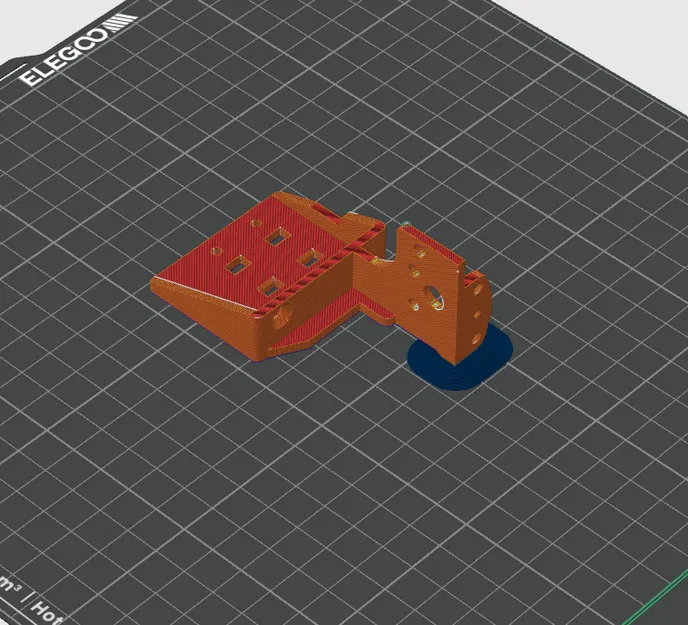 Run_Out_Sensor_Mount +BL_Mount (Gộp thành 1 chi tiết để in 1 lần) - Image 1
