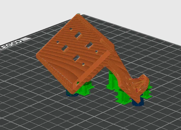 Run_Out_Sensor_Mount +BL_Mount (Gộp thành 1 chi tiết để in 1 lần) - Image 2