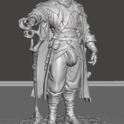 Phù thủy/Druid/Warlock Tiefling Nam với “Gói Hàng” Siêu To