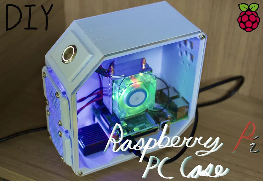 Vỏ PC cho Raspberry Pi 4 (Raspberry Pi 4 PC Case) - Image 1