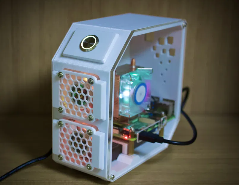 Vỏ PC cho Raspberry Pi 4 (Raspberry Pi 4 PC Case) - Image 2