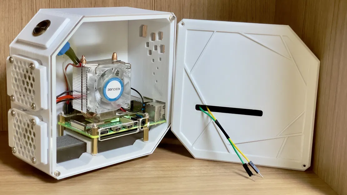 Vỏ PC cho Raspberry Pi 4 (Raspberry Pi 4 PC Case) - Image 3