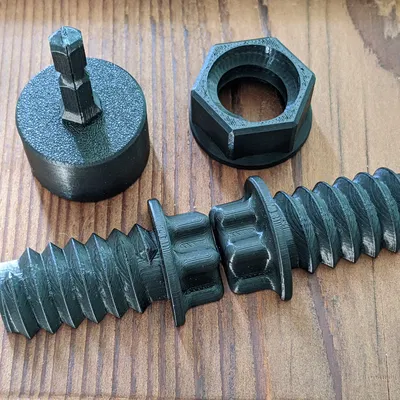 Xrot Bolt, Nut & Bit 21x36mm