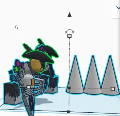 Mẫu 3D gacharpoon espinhos - Image 3