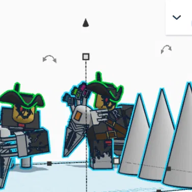 Mẫu 3D gacharpoon espinhos