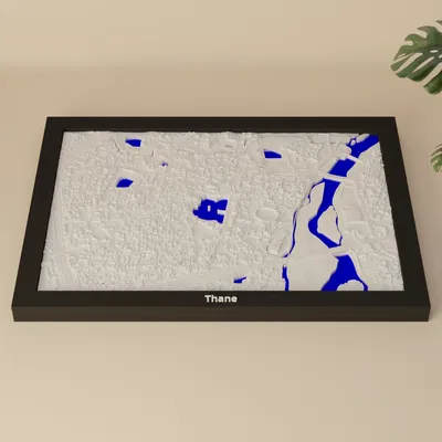 Thane, India - 3D Miniature