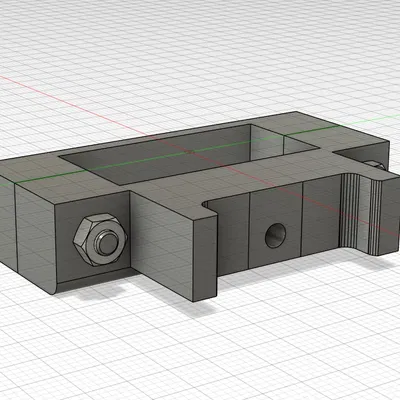 Mount gắn vào thanh profile kim loại 20*40 mm cho giá đỡ bình xịt
