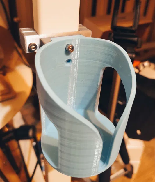 Mount gắn vào thanh profile kim loại 20*40 mm cho giá đỡ bình xịt - Image 3