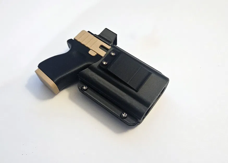 Holster cho Glock Fidget Keychain – Đồ chơi mini slide-action in 3D - Image 2