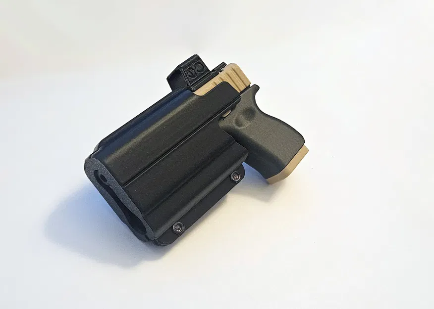 Holster cho Glock Fidget Keychain – Đồ chơi mini slide-action in 3D - Image 3