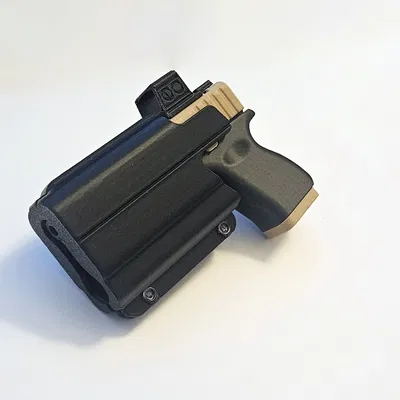 Holster cho Glock Fidget Keychain – Đồ chơi mini slide-action in 3D
