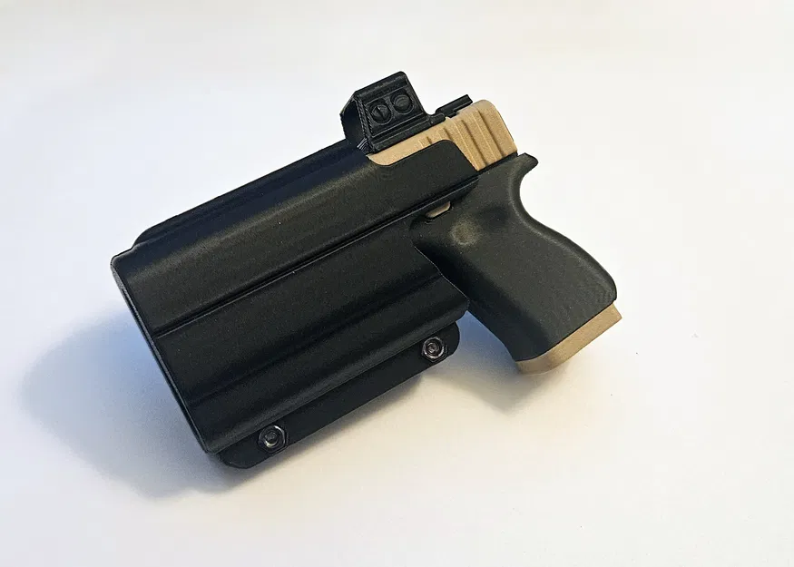 Holster cho Glock Fidget Keychain – Đồ chơi mini slide-action in 3D - Image 4