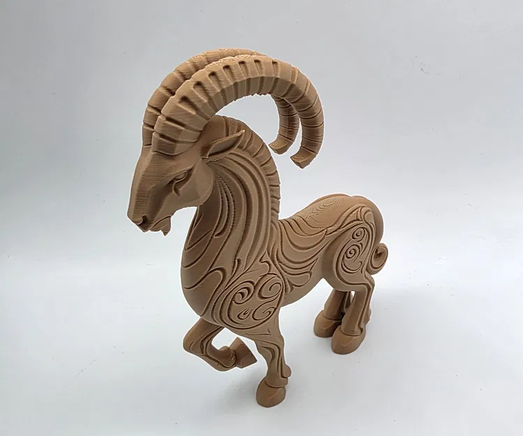 Tượng Ma Kết chạm khắc gỗ - Image 4