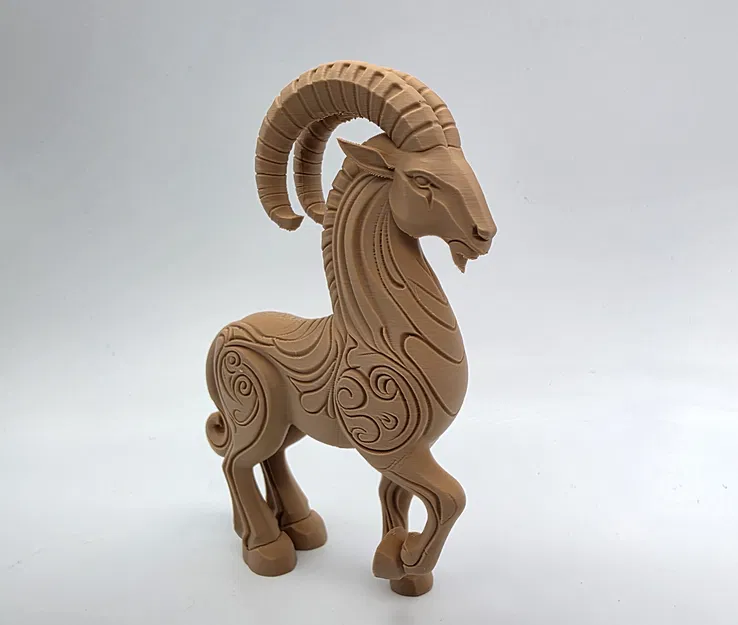 Tượng Ma Kết chạm khắc gỗ - Image 5