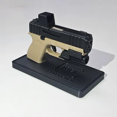 Chân đế để bàn cho Glock Fidget Keychain – Đồ chơi mini trượt nòng in 3D