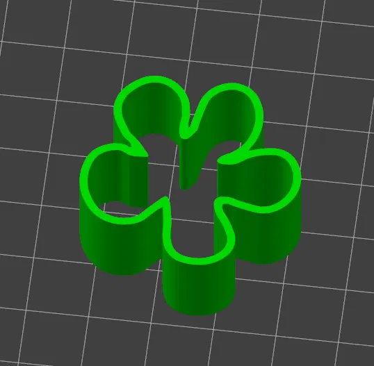 Khuôn Cắt Bánh Quy Hoa SpongeBob 5 Inch (Khung Lớn) - Image 1