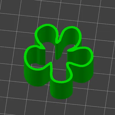 Khuôn Cắt Bánh Quy Hoa SpongeBob 5 Inch (Khung Lớn)