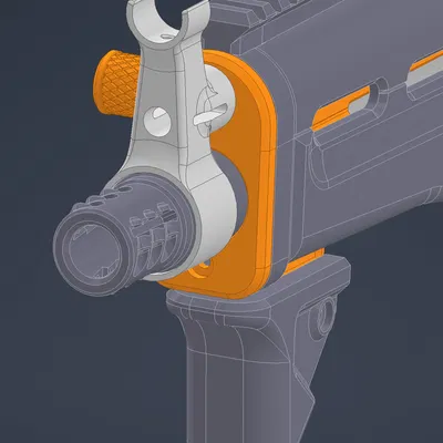 Wolver999 Custom AK Style Front Sight & Muzzle kiểu AK