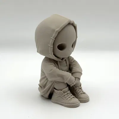 Swag Skeletal Kid – Tượng mô hình xương ngầu có thể in 3D