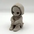 Swag Skeletal Kid – Tượng mô hình xương ngầu có thể in 3D - Thumbnail 3