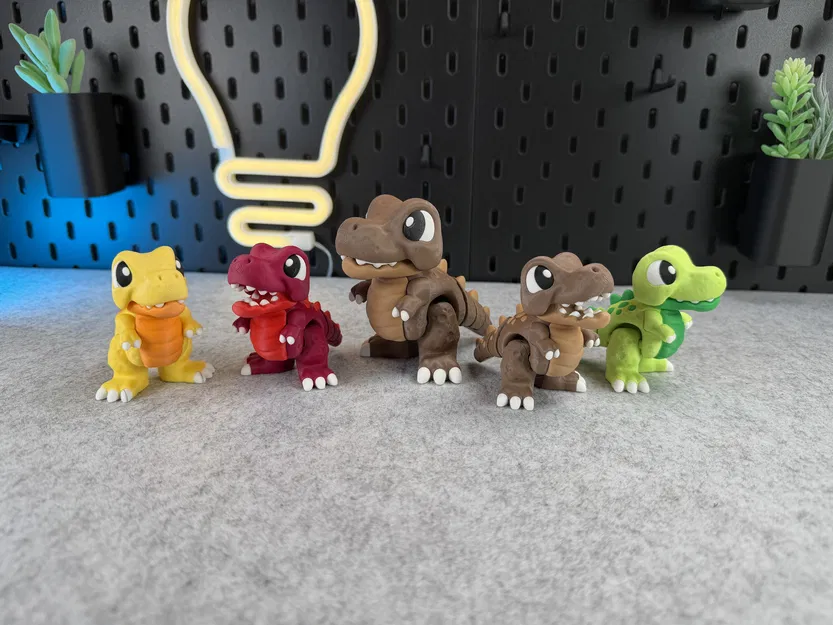 T-Rex Dễ Thương Khớp Nối (Articulated Cute T-Rex) - Image 6