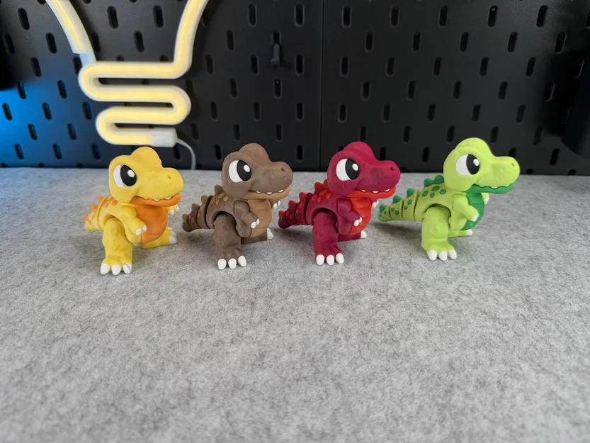 T-Rex Dễ Thương Khớp Nối (Articulated Cute T-Rex) - Image 9