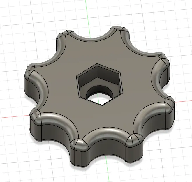 Núm vặn tay M12 (M12 Hand Knob) - Image 2