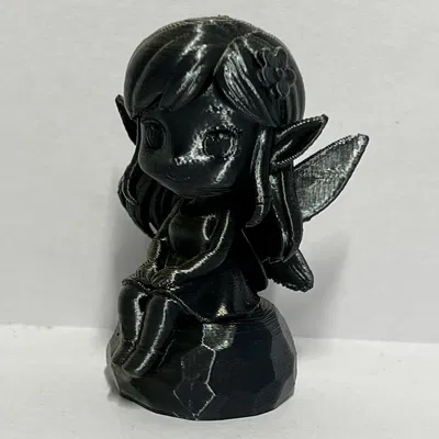 Nàng Tiên Ngồi Trên Tảng Đá (Fairy Sitting On a Rock)