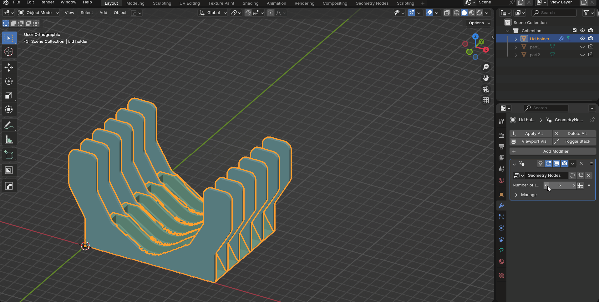 Giá đỡ nắp IKEA 365+ – tùy chỉnh 1–10+ nắp