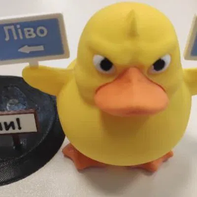 Vịt để xe “đừng ngu” – Duck_for_car_dont_stupid