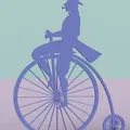 Xe đạp cao cổ điển (Old high bicycle) - Thumbnail 3