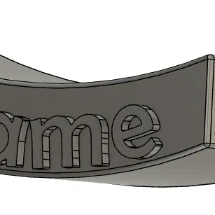 Thẻ tên/số điện thoại gắn vòng cổ chó (dạng sleeve)