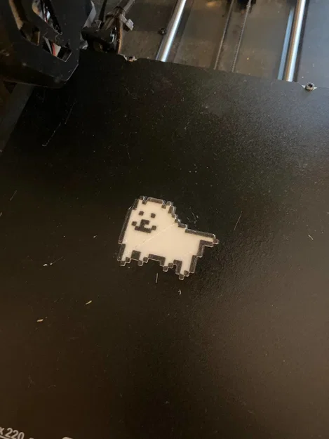 TobyFox / Annoying dog (Sprite) - File STL - Image 1