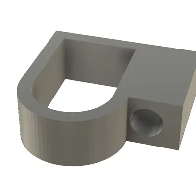 Ngàm gắn đèn T5 LED (remix 1 bóng)