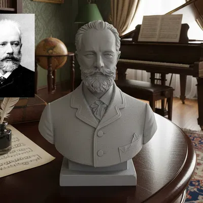 Tượng bán thân Pyotr Ilyich Tchaikovsky
