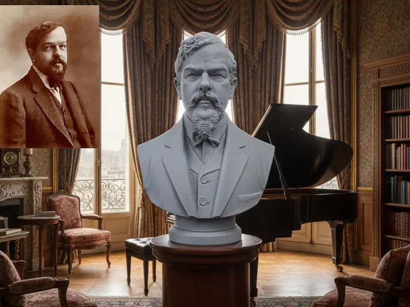Claude Debussy - Tượng bán thân - Image 1
