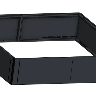 Sovol SV08 Max ZZ Tophat (150mm) có glass guides