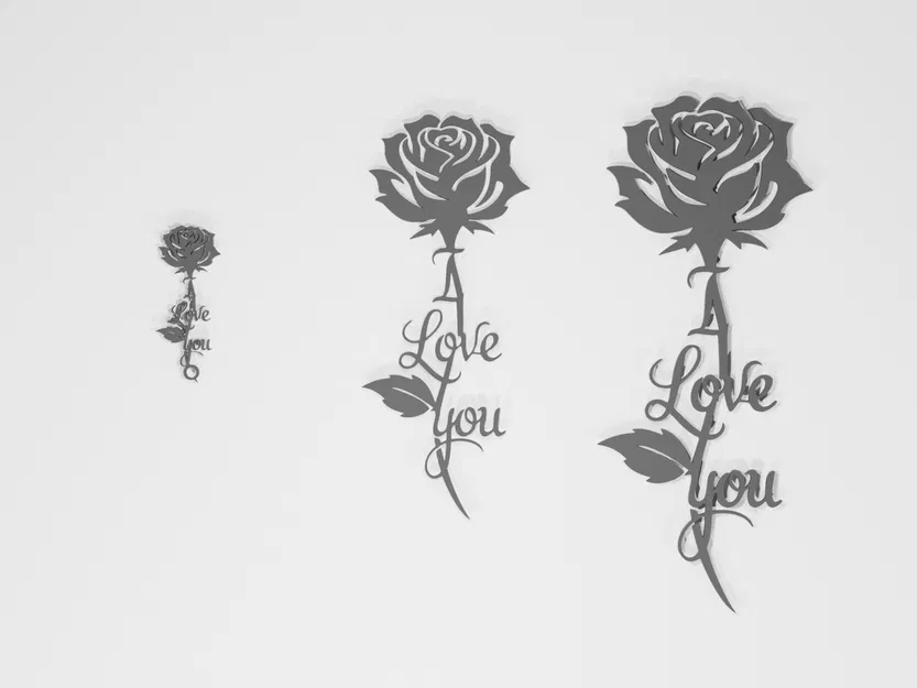 Hoa Hồng Calligraphy – Decor Thanh Lịch & Quà Tặng Valentine - Image 2