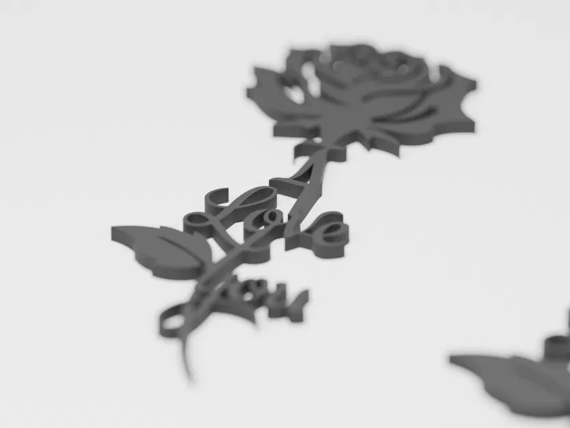 Hoa Hồng Calligraphy – Decor Thanh Lịch & Quà Tặng Valentine - Image 3