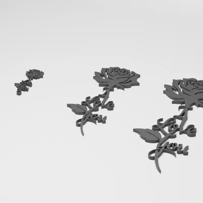 Hoa Hồng Calligraphy – Decor Thanh Lịch & Quà Tặng Valentine