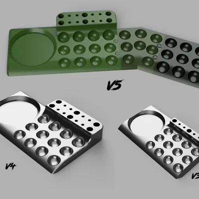 Dụng cụ vẽ: Khay pha màu kèm giá cắm cọ & khay để nước