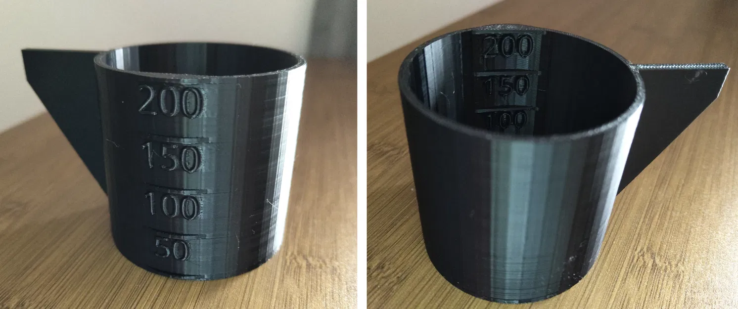 Muỗng đong bột giặt có vạch chia, cốc định lượng detergent 200 mL - Image 1