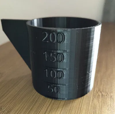 Muỗng đong bột giặt có vạch chia, cốc định lượng detergent 200 mL