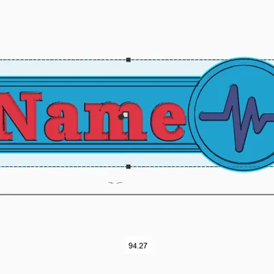 Móc khóa tuỳ biến có chỗ đặt icon