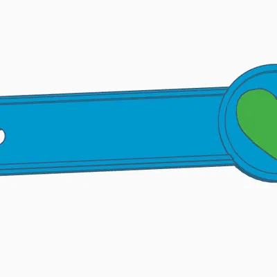 Móc khóa tuỳ biến có chỗ đặt icon