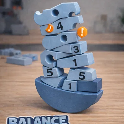 Balance Shift – Game kỹ năng thăng bằng in 3D