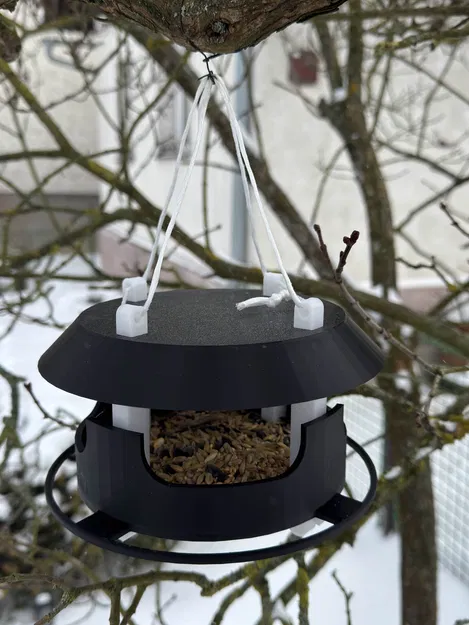 Máng Ăn Cho Chim Mùa Đông Treo Cành (Hanging Winter Bird Feeder) - Image 4