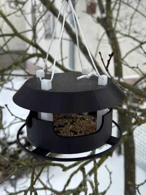 Máng Ăn Cho Chim Mùa Đông Treo Cành (Hanging Winter Bird Feeder) - Image 5