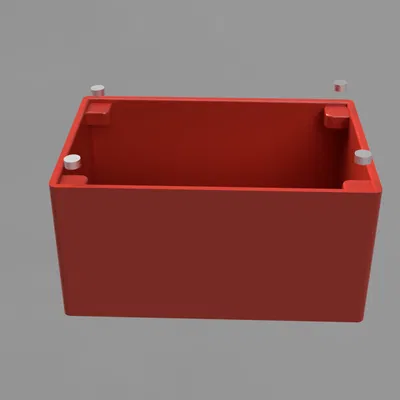 Hộp nắp nam châm 120×80 mm (nam châm giấu bên trong)